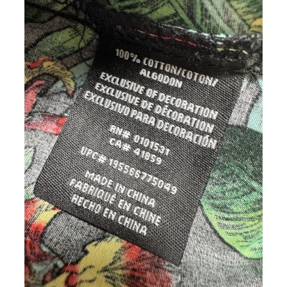 Jurassic World Jurassic Park Boys Hawaiian Shirt All Over Dinosaur Print XXL‎